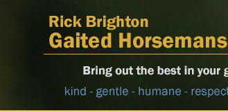 Rick Brighton Gaited Horsemanship
